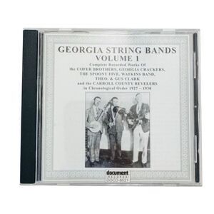 GEORGIA STRING BANDS  - Complete Recorded Works 1927-1930 CD, 2007  Import Vol 1